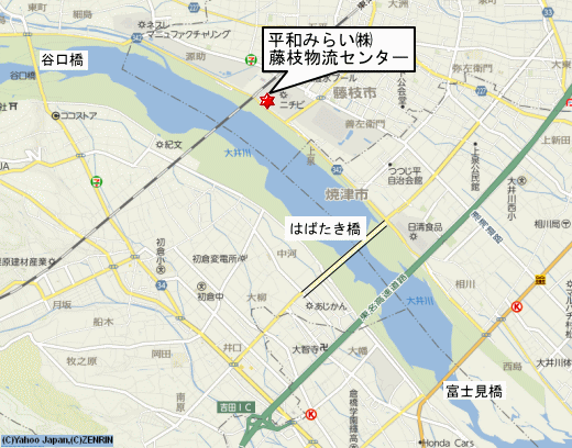 はばたき橋周辺地図